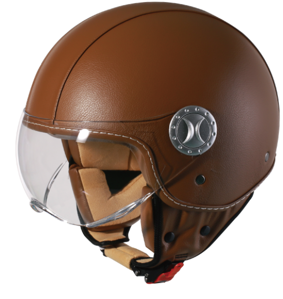 Jethelm - GASOLINA - Leder braun